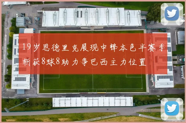 19岁恩德里克展现中锋本色半赛季斩获8球8助力争巴西主力位置